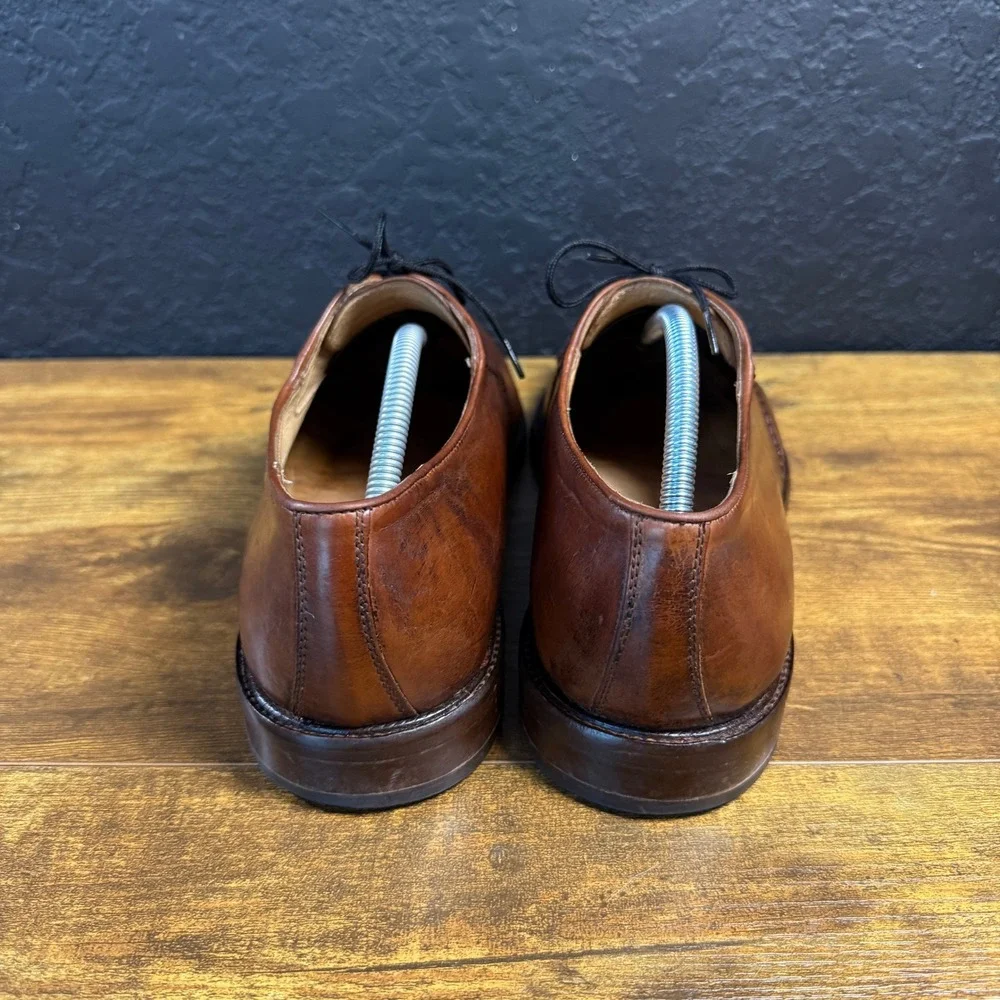 Pronto Uomo Split Toe 4337-03 Brown Leather Derby Dress Shoes Mens‎ 11.5 M